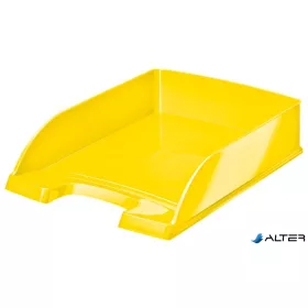 Irattálca, műanyag, LEITZ "Wow", sárga