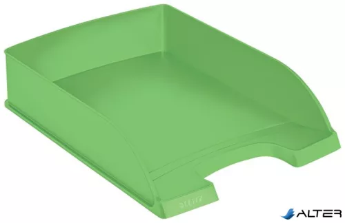Irattálca, műanyag, A4, LEITZ "Recycle", zöld