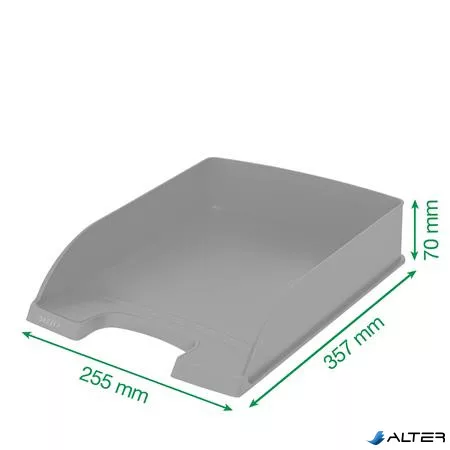 Irattálca, műanyag, A4, LEITZ "Recycle", zöld