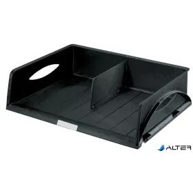   Irattálca, műanyag, A3, LEITZ "Sorty Jumbo", fekete