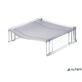 Irattálca magasító, LEITZ "Plus", füstszínű