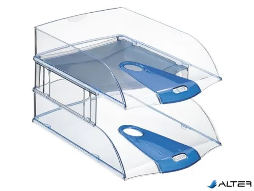 Irattálca magasító, LEITZ "Plus", füstszínű