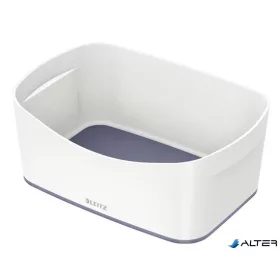 Tároló doboz, LEITZ "MyBox", fehér-szürke