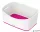 Tároló doboz, LEITZ "MyBox", fehér-rózsaszín