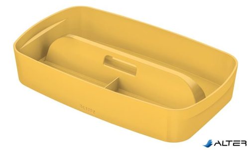 Rendszerező tálca, fogantyúval, LEITZ "MyBox Cosy", melegsárga