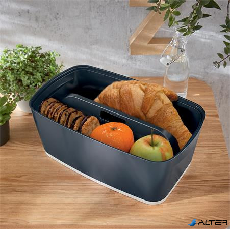 Rendszerező tálca, fogantyúval, LEITZ 'MyBox Cosy', bársonyszürke