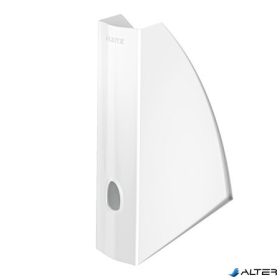   Iratpapucs, műanyag, 60 mm, elöl nyitott, LEITZ "Wow" fehér