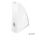 Iratpapucs, műanyag, 60 mm, elöl nyitott, LEITZ "Wow" fehér