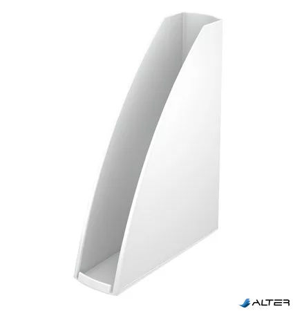 Iratpapucs, műanyag, 60 mm, elöl nyitott, LEITZ "Wow" fehér