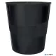 Papírkosár, 15 liter, LEITZ "Wow", fekete