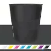 Papírkosár, 15 liter, LEITZ "Wow", fekete