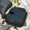 Ülőpárna, ergonómiai, LEITZ "Ergo Cosy", bársonyszürke