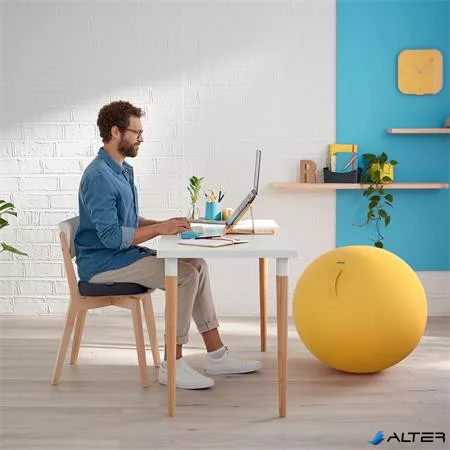 Ülőpárna, ergonómiai, LEITZ "Ergo Cosy", bársonyszürke