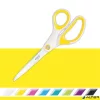 Olló, irodai, 20,5 cm, LEITZ "Wow Titán", sárga