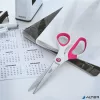 Olló, irodai, 20,5 cm, LEITZ "Wow Titán", rózsaszín