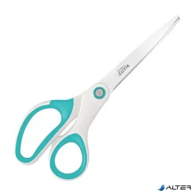   Olló, irodai, 20,5 cm, LEITZ "Wow Titán", jégkék