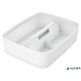   Rendszerező tálca, fogantyúval, nagy, LEITZ "MyBox", fehér