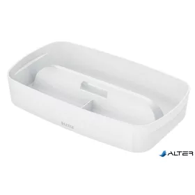   Rendszerező tálca, fogantyúval, kicsi, LEITZ "MyBox", fehér