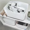 Rendszerező tálca, fogantyúval, kicsi, LEITZ "MyBox", fehér