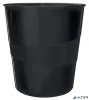 Papírkosár, 15 liter, LEITZ "Recycle", fekete