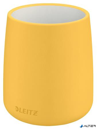 Írószertartó, kerámia, LEITZ "Cosy", melegsárga