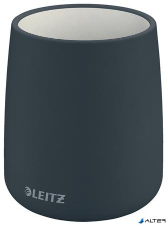 Írószertartó, kerámia, LEITZ "Cosy", bársonyszürke