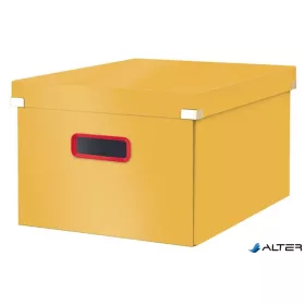   Doboz, M méret, LEITZ "Cosy Click&Store", melegsárga