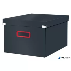   Doboz, L méret, LEITZ "Cosy Click&Store", bársonyszürke