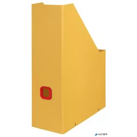   Iratpapucs, PP/karton, 95mm, LEITZ "Cosy Click&Store", melegsárga