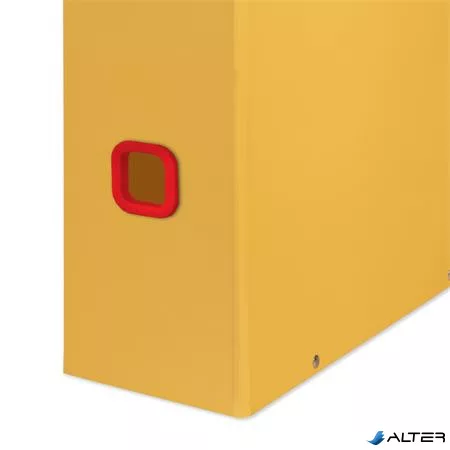 Iratpapucs, PP/karton, 95mm, LEITZ "Cosy Click&Store", melegsárga