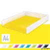Irattálca, műanyag, kettős színhatású, LEITZ "Wow", sárga
