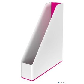   Iratpapucs, műanyag, 73 mm, kettős színhatású, LEITZ "Wow", rózsaszín