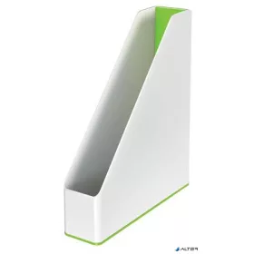   Iratpapucs, műanyag, 73 mm, kettős színhatású, LEITZ "Wow", zöld