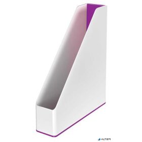   Iratpapucs, műanyag, 73 mm, kettős színhatású, LEITZ 'Wow', lila