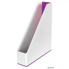   Iratpapucs, műanyag, 73 mm, kettős színhatású, LEITZ 'Wow', lila