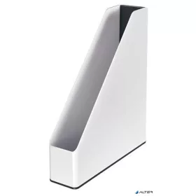   Iratpapucs, műanyag, 73 mm, kettős színhatású, LEITZ "Wow", fekete