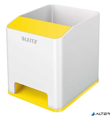 Írószertartó, kettős színhatású, LEITZ "Wow", sárga