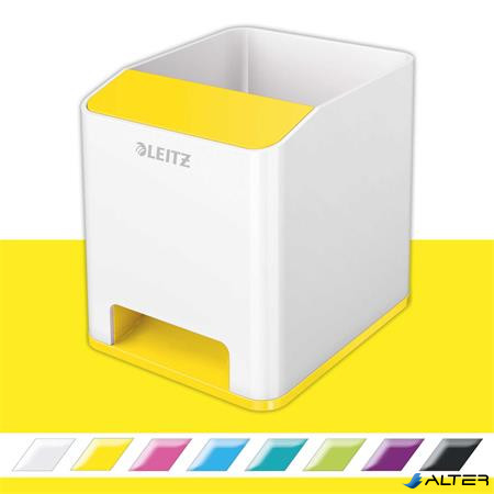 Írószertartó, kettős színhatású, LEITZ 'Wow', sárga