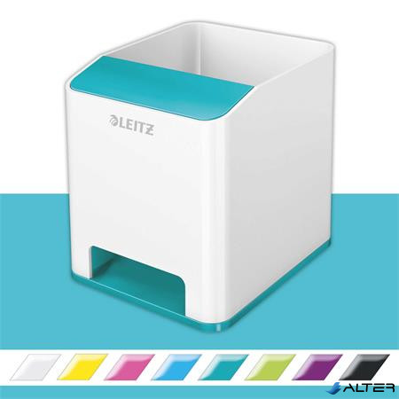 Írószertartó, kettős színhatású, LEITZ 'Wow', jégkék