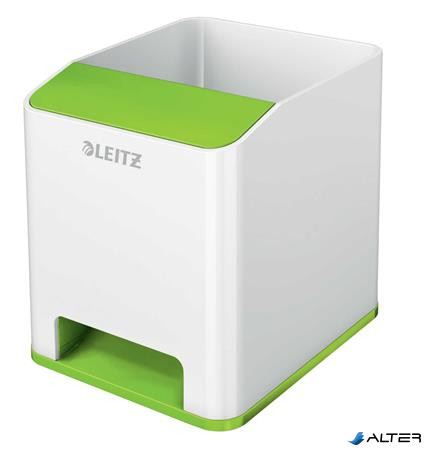 Írószertartó, kettős színhatású, LEITZ "Wow", zöld