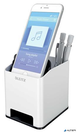 Írószertartó, kettős színhatású, LEITZ 'Wow', fekete