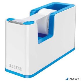   Ragasztószalag-adagoló, asztali, feltöltött, LEITZ "Wow", fehér-kék