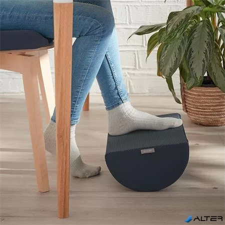 Lábtámasz, LEITZ "Ergo Cosy", bársonyszürke