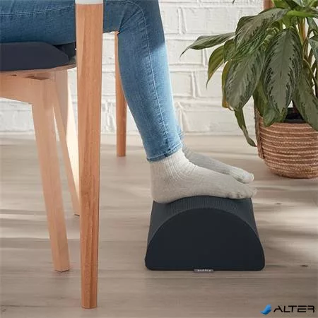 Lábtámasz, LEITZ "Ergo Cosy", bársonyszürke