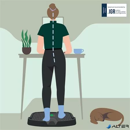 Álláskönnyítő szőnyeg, ergonómiai, LEITZ "Ergo Active"