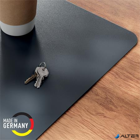 Könyökalátét, újrahasznosított bőr, 70x36 cm, LEITZ, sötétszürke