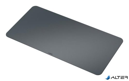 Könyökalátét, újrahasznosított bőr, 70x36 cm, LEITZ, sötétszürke