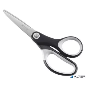 Olló, irodai, 15 cm, LEITZ "Titán", fekete