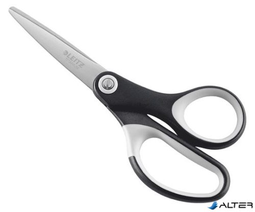 Olló, irodai, 15 cm, LEITZ "Titán", fekete