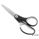 Olló, irodai, 15 cm, LEITZ "Titán", fekete